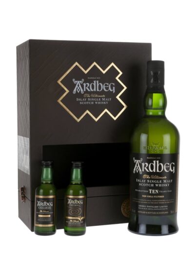 Ardbeg Ten - Gift pack con miniaturas de Uigeadail y Corryvreckan