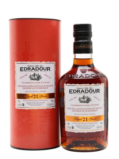 Edradour 21 años - Oloroso Cask Finish - Natural Cask Strength