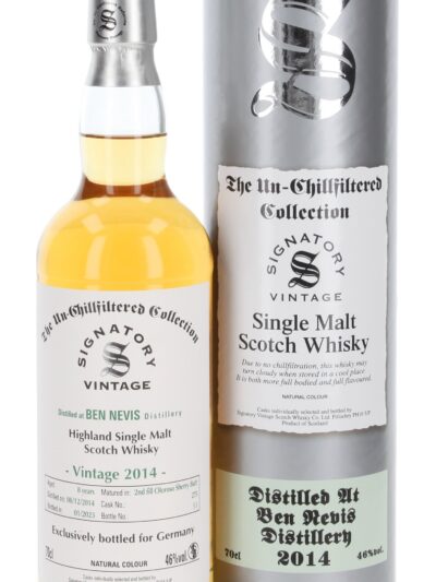 Ben Nevis (2014-2023) 8 años - Signatory Vintage (The Un-chilledfiltered Collection)