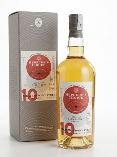 Glen Moray (2012-2023) 10 años Single Cask - Hunter Laing "Hepburn´s Choice"