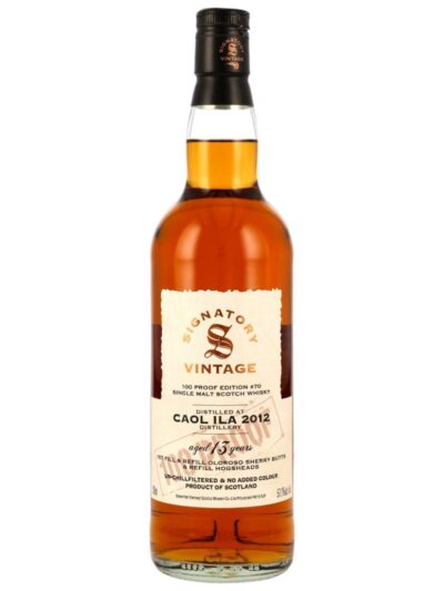 Caol Ila (2012-2026) 13 años - Signatory Vintage (100 Proof Edit #70)