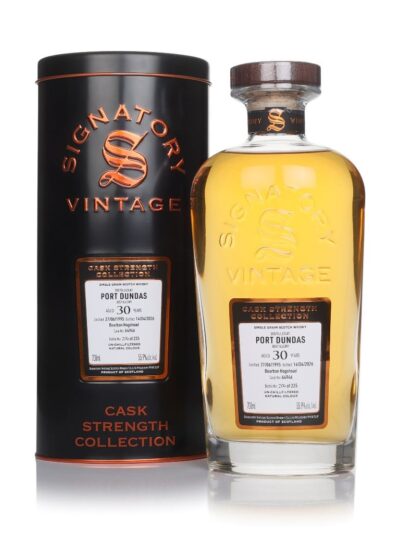 Port Dundas (1995-2026) 30 años Signatory Vintage (Cask Strength Collection)