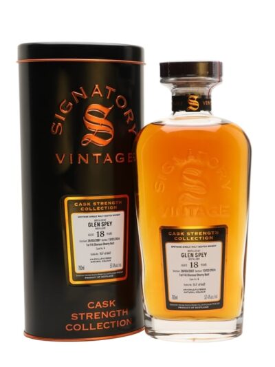 Glen Spey (2007-2026) 18 años - Signatory Vintage (Cask Strength Collection)